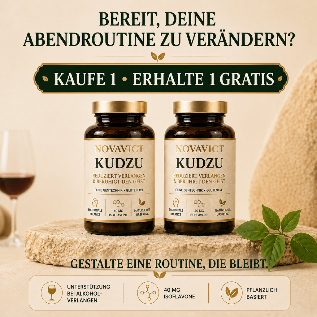 Kudzu • 40 mg Isoflavone • 100 % natürlich